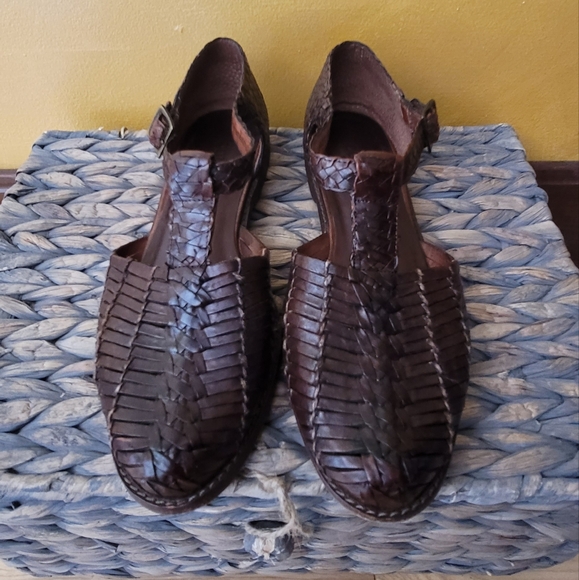 Cole Haan Womens Sz 8N Brown Leather Sandals - Picture 1 of 9